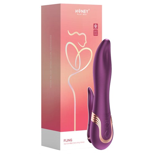 Honey Play Box Fling Tongue Like Oral Licking Vibrator