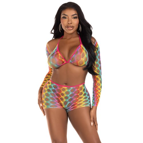 Lucky One Bra and Boy Shorts Set - 81661     10122