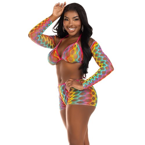 Lucky One Bra and Boy Shorts Set - 81661     10122
