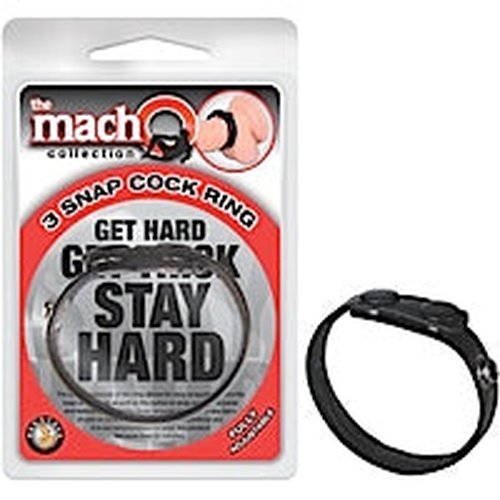 MACHO COLLECTION 3 SNAP COCK RING