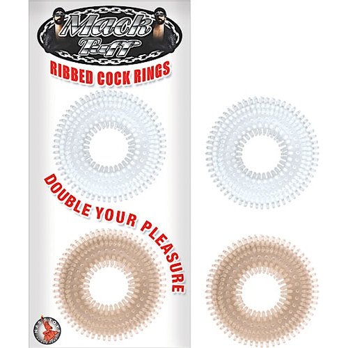 MACK TUFF RIBBED COCK RINGS