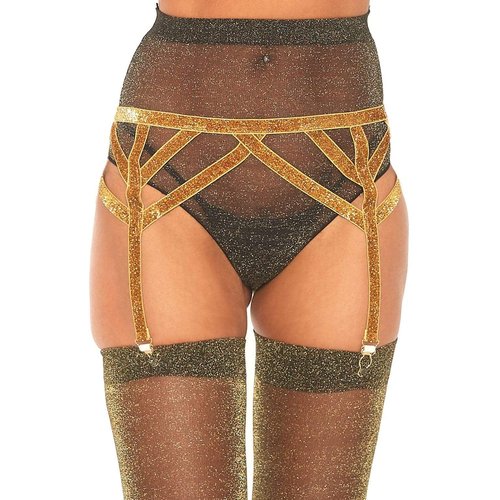 Maddox Lurex Garter Belt - 8887      02622