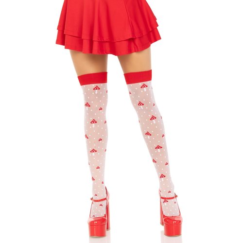 Magic Mushroom Thigh Highs - 6217      06222