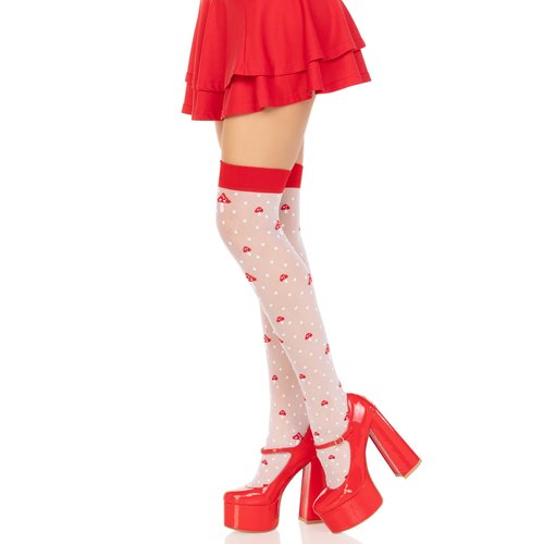 Magic Mushroom Thigh Highs - 6217      06222