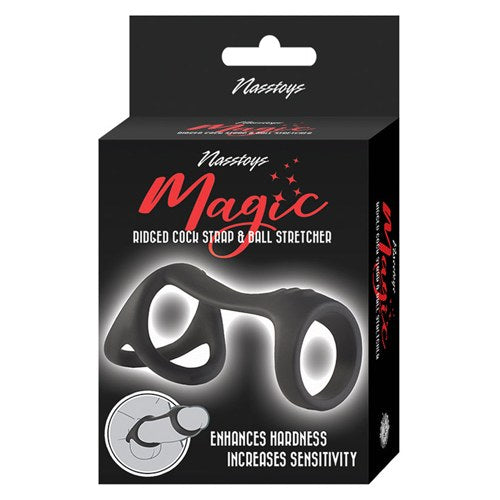 Magic Ridged Cock Strap & Ball Stretcher
