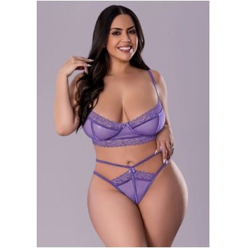 MAGIC SILK SHEER PASSION DEMI BRA & HIGH CUT TANGA VERY PERI