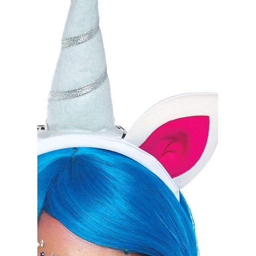 Magical Unicorn Headband with Rainbow Wig Mane - A2781     10122