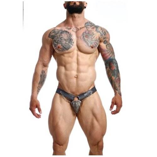 MALE BASICS DNGEON CHAIN JOCKSTRAP CAMO O/S - MBDMBL02CAMO