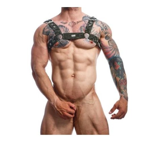 MALE BASICS DNGEON CLASSIC BELT HARNESS CAMO O/S - MBDMBL13CAMO