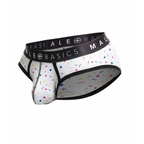 MALE BASICS SEXY POUCH BRIEF CONFETTI LARGE - MBH03CONL