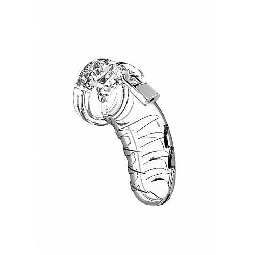 MANCAGE CHASTITY 4.5IN TRANSPARENT MODEL 04 - SHTMCG004TRA