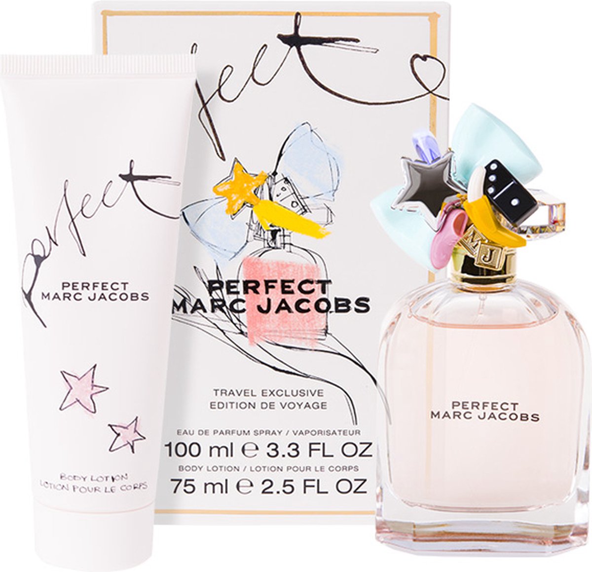 MARC JACOBS PERFECT 2PC SET, WOMEN'S GIFT SET, EDP-Pinkfoxxx
