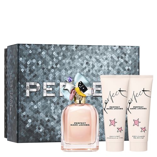 MARC JACOBS PERFECT 3PC SET, WOMEN'S GIFT SET, EDP-Pinkfoxxx