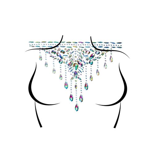 Masquerade Choker Rhinestone Stick-On Jewels - BODY016   00122