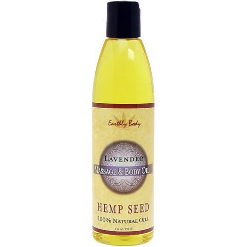 MASSAGE & BODY OIL LAVENDER 8 OZ - EBMAS006