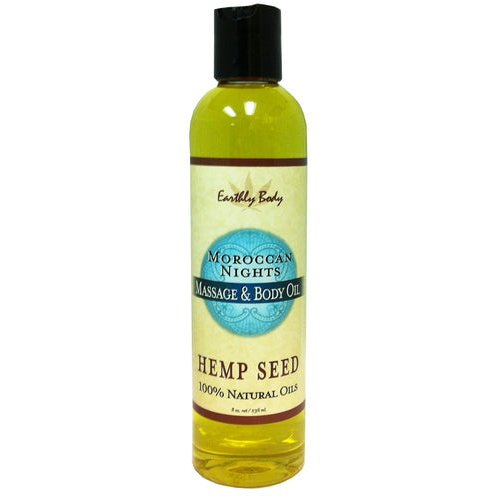 MASSAGE OIL MOROCCAN NIGHTS 8 OZ - EBMAS075