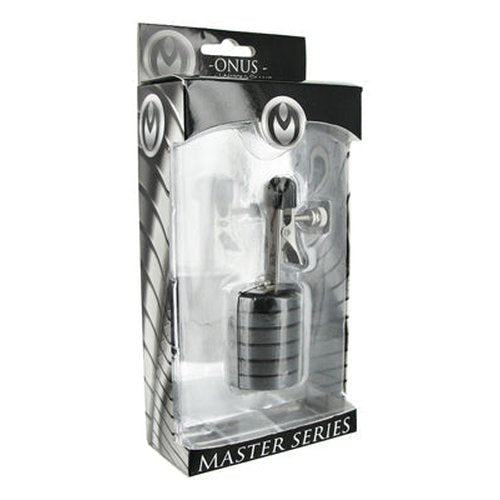 MASTER SERIES ONUS/NIPPLE CLAMP W/WEIGHTS - XRST187