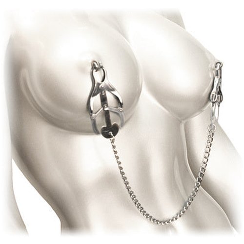 MASTER SERIES STERLING MONARCH NIPPLE CLAMPS - XRST100