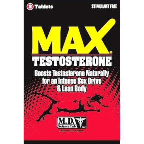 MAX TESTOSTERONE 2 PACK EACHES - MDMT24