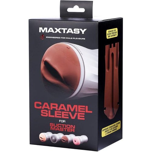 MAXTASY SUCTION SLEEVE REALISTIC CARAMEL REPLACEMENT - MAXSLESUC03