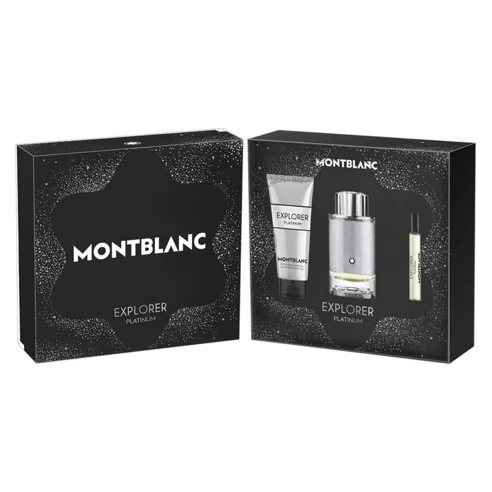 MB EXPLORER PLATINUM 3PC, UNISEX GIFT SET, EDT-Pinkfoxxx