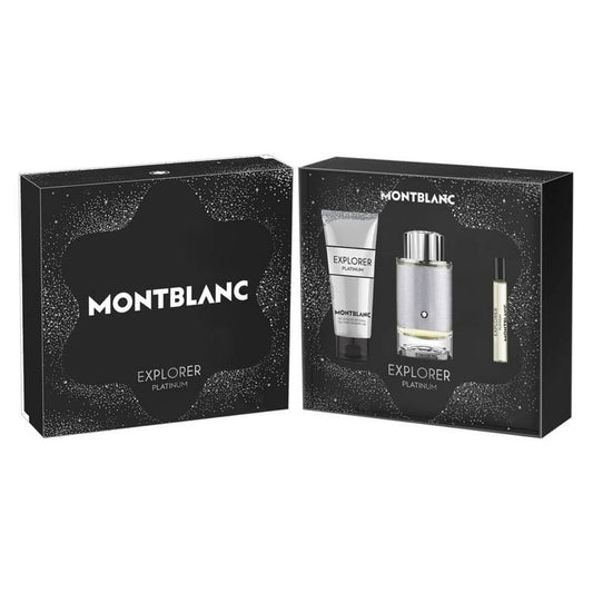 MB EXPLORER PLATINUM 3PC, UNISEX GIFT SET, EDT-Pinkfoxxx
