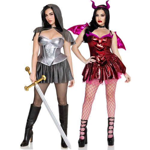 Medieval Glory Duo Friend Costume - medieval-glory-duo-friend-costume
