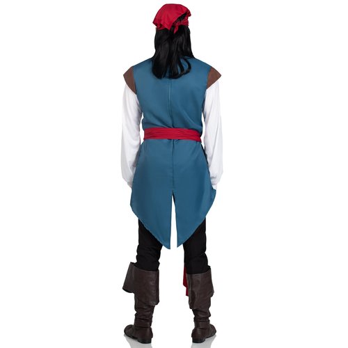 Men's 3 PC Scoundrel Pirate Costume - 86637     10106