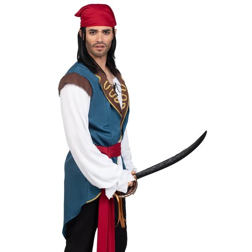 Men's 3 PC Scoundrel Pirate Costume - 86637     10106