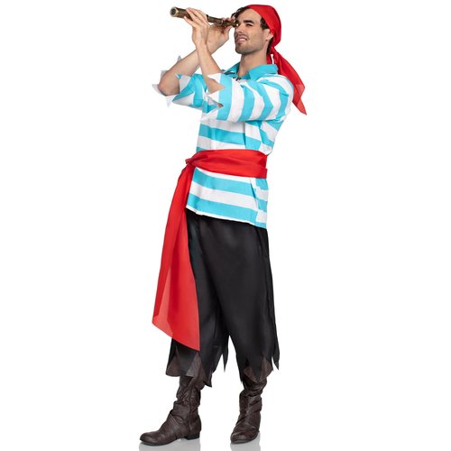 Men's 4 PC Pillaging Pirate Costume - 83663     05905