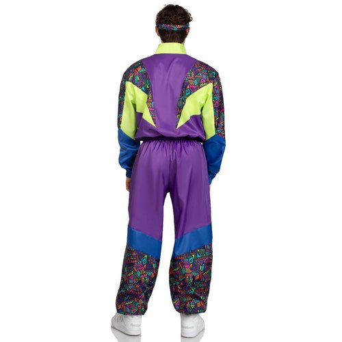 Men's Retro 80s Tracksuit Costume - 87241     10105