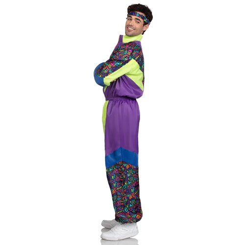 Men's Retro 80s Tracksuit Costume - 87241     10105