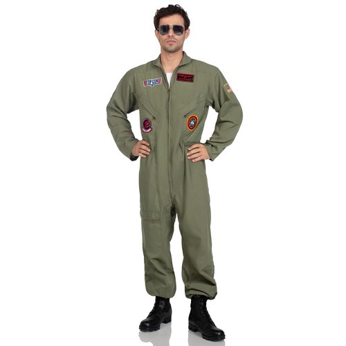 Men's Top Gun Costume Flight Suit - TG83702   14305