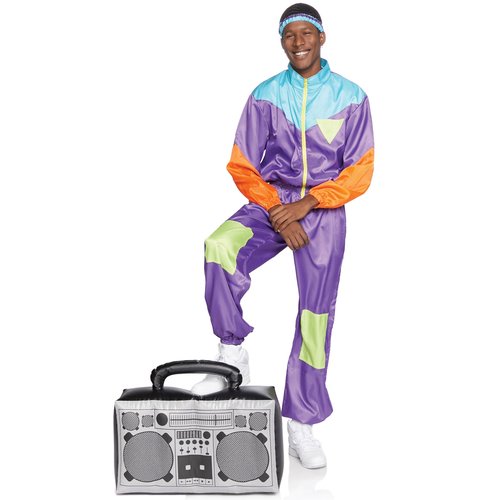 Men's Track Suit 80s Costume - 86845     10105