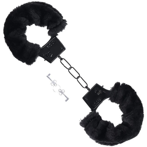 MERCI FLUFF CUFFS BLACK