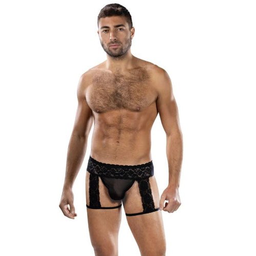 MIDNIGHT STRIDE GARTERS BLACK - XGBLE324BLK