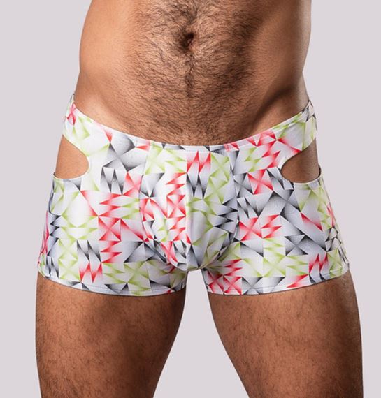 CUT IT OUT! CUTOUT SHORT RED MEDIUM - MP141292REMD