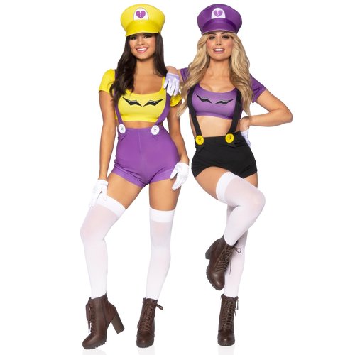 Mischievous Gamers Duo Friend Costume - mischievous-gamers-duo-friend-costume