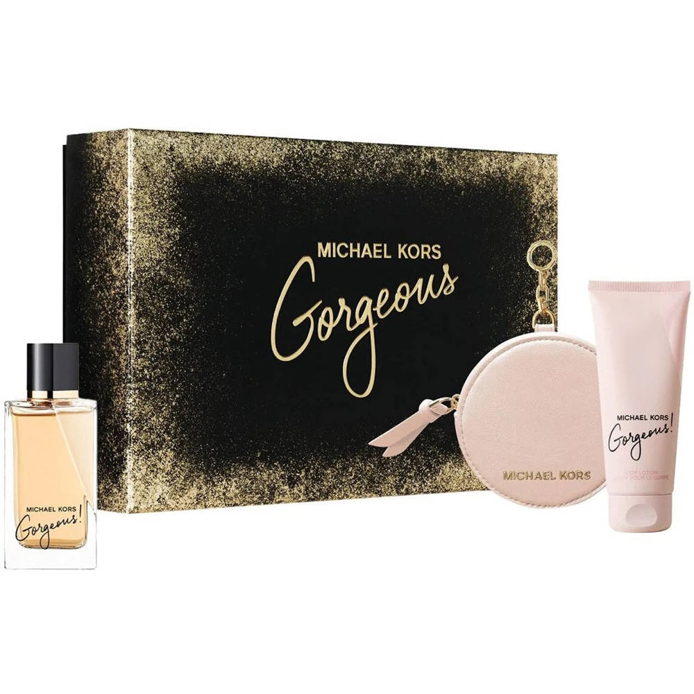MK GORGEOS 3PC SET, WOMEN'S GIFT SET, EDP-Pinkfoxxx