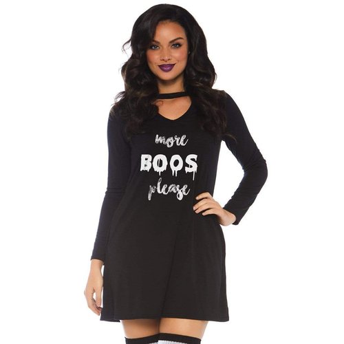 More Boos Jersey Dress with Pockets - 86768     00101