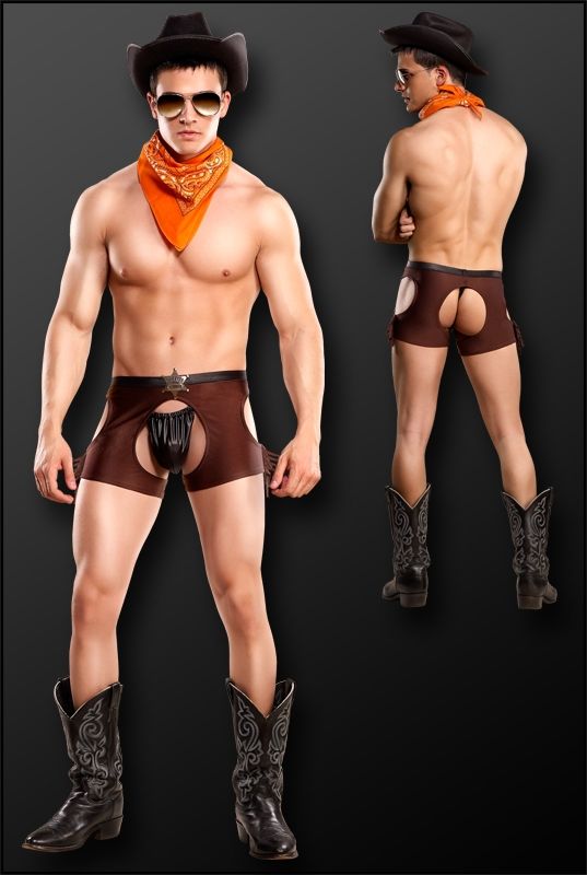 COCKY COWBOY COSTUME S/M - MPC005BNSM