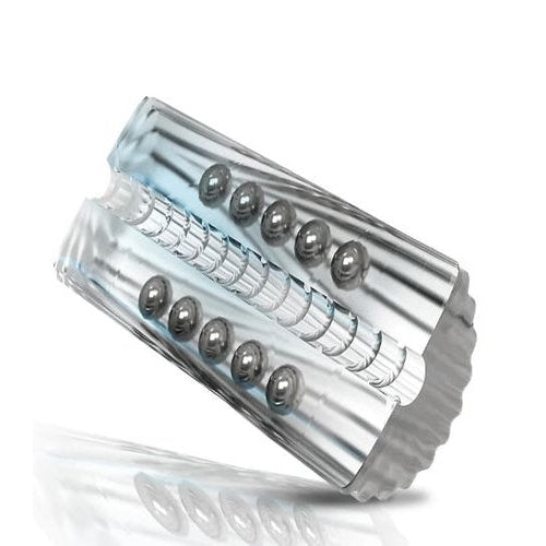 MSTR B8 CLEAR-VIEW BEADED STROKER BALLS TO THE WALL - GN3000910