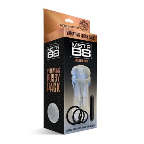 MSTR B8 VIBRATING PUSSY PACK SQUEEZE BOX 5 PC KIT - GN3000921