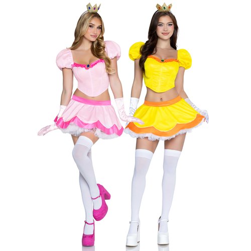 Mushroom Queens Duo Group Costume - mushroom-queens-duo-group-costume