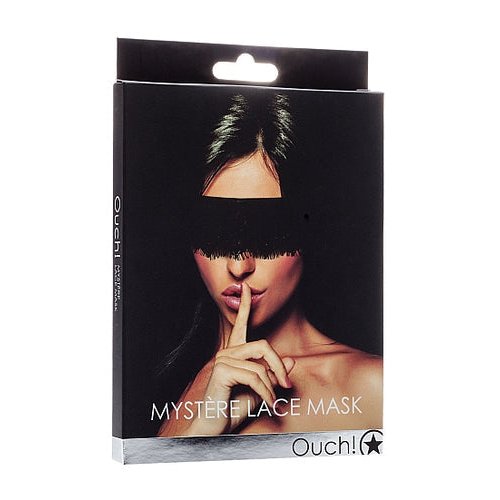 MYSTERE LACE MASK BLACK - SHTOU081BLK