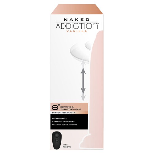 Naked Addiction Rotating & Thrusting Dong-Vanilla 8