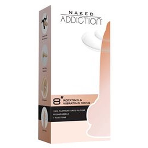 NAKED ADDICTION ROTATING & VIBRATING DONG - BMS88125