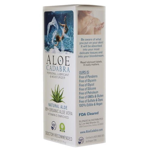ALOE CADABRA ORGANIC LUBE NATURAL ALOE 2.5 OZ - AC1030812