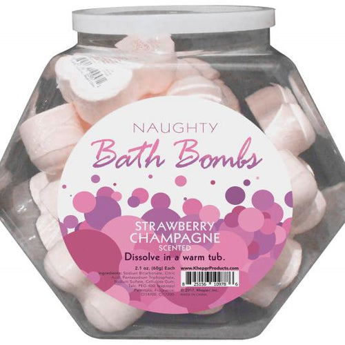 NAUGHTY BATH BOMBS FISHBOWL 24 PC
