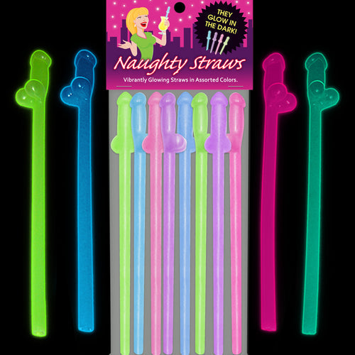 GLOWING NAUGHTY STRAWS